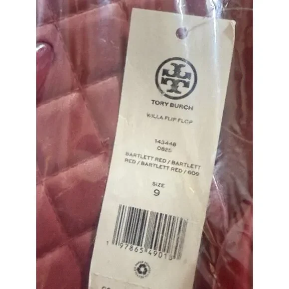 Tory Burch Rubber Flip flops red platform 9 - Picture 6 of 6